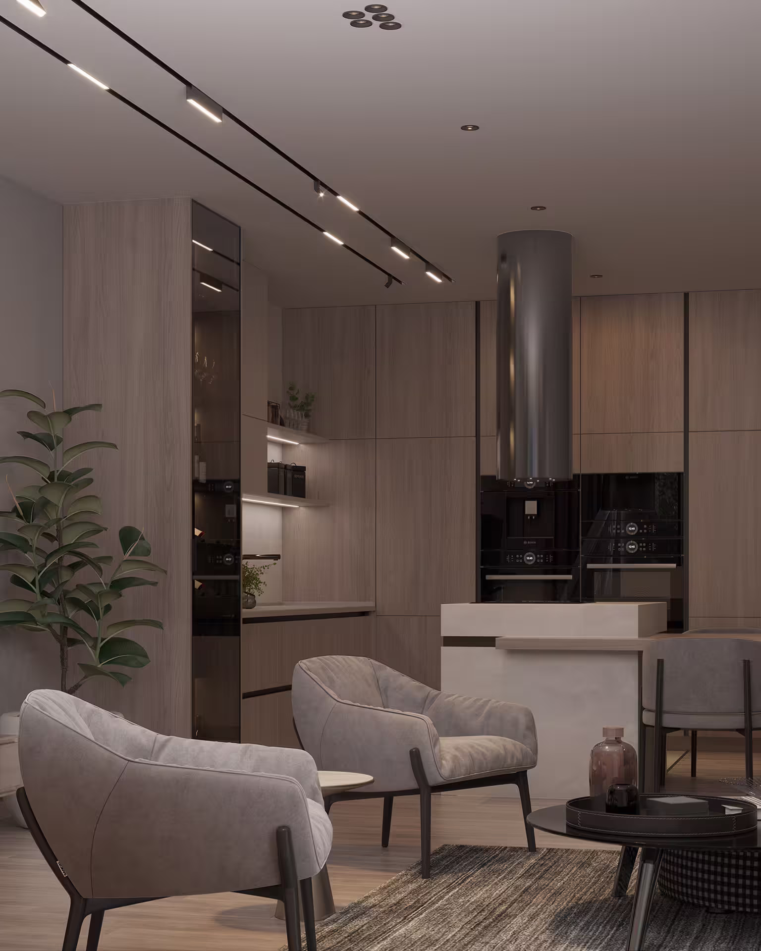 Kubiron | Contemporary Leaving Area