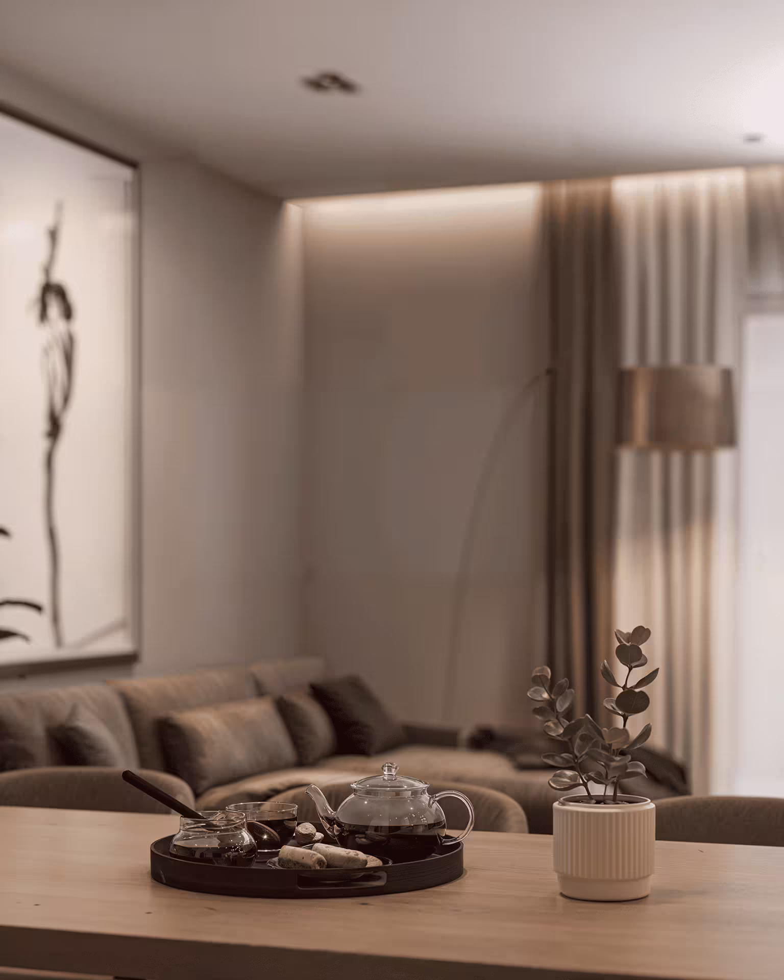 Kubiron | Contemporary Leaving Area